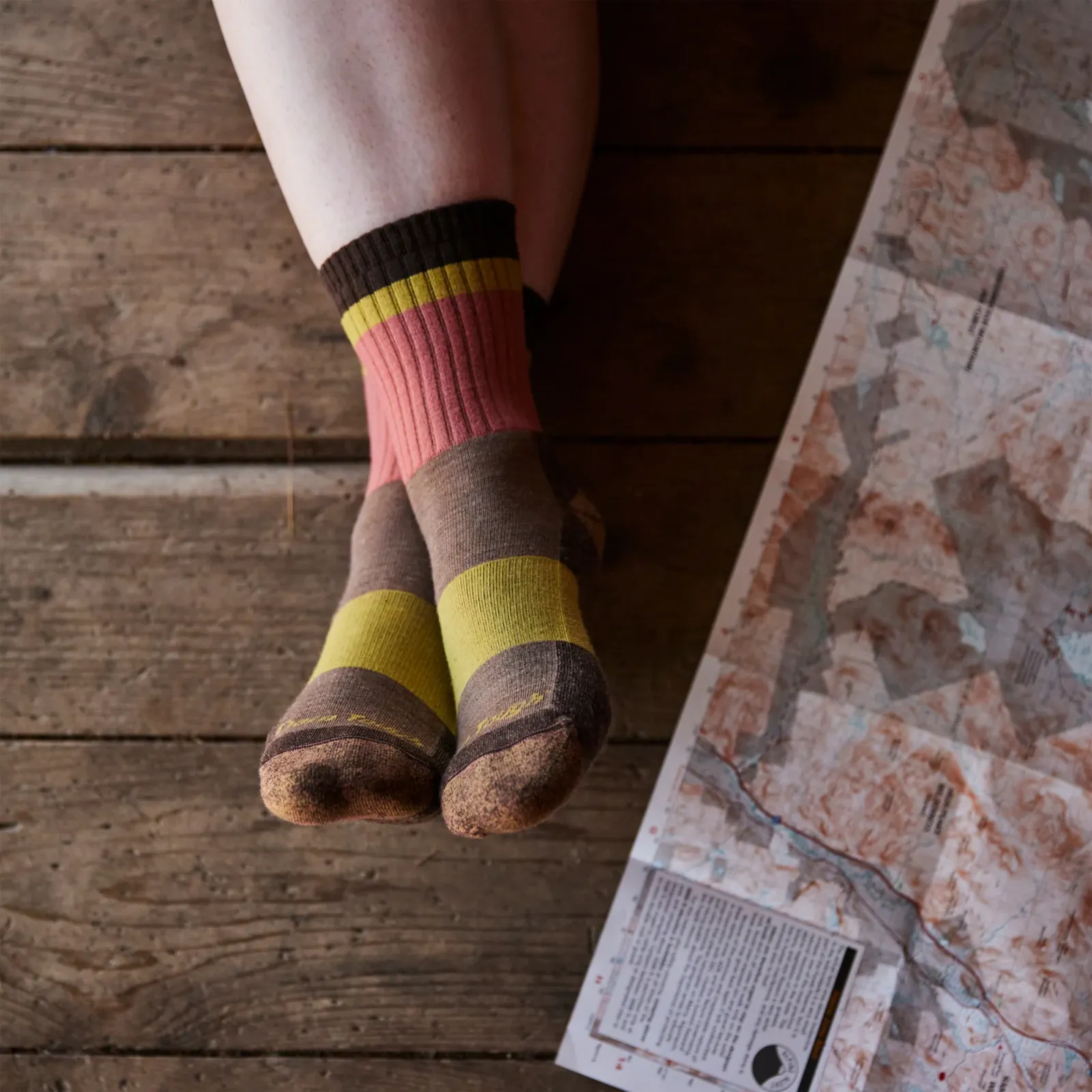Darn Tough Heady Betty Lightweight Cushion Crew Sock (Women) - Earth