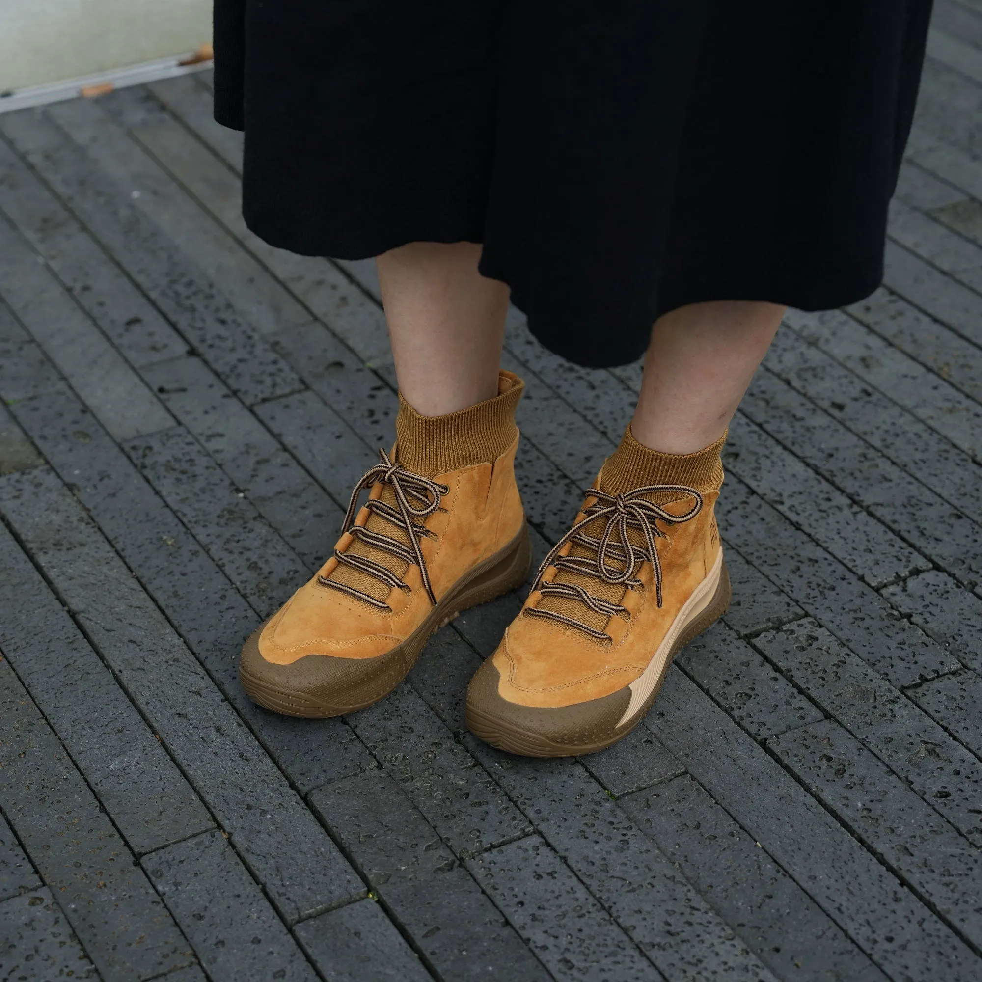 Dwarves Handmade Retro Nubuck Leather Martin Boots Designer Retro Chunky Boots