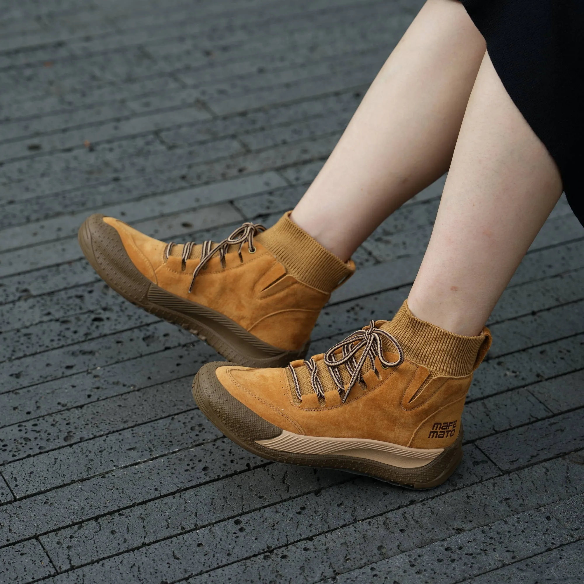 Dwarves Handmade Retro Nubuck Leather Martin Boots Designer Retro Chunky Boots