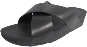 FitFlop Women's Lulu Cross Slide Sandals - Leather