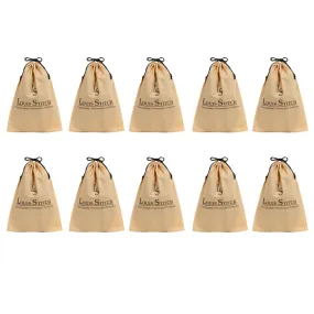 Non Woven Shoe Bag Pack Of  10 Beige Plain
