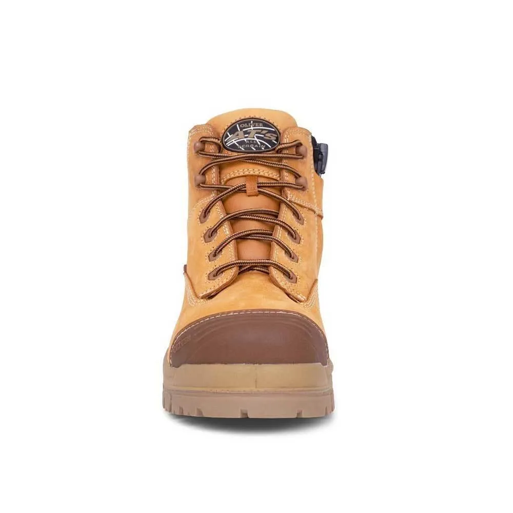 Oliver AT 45-630Z 130MM Zip Sided Composite Safety Toe Work Boots