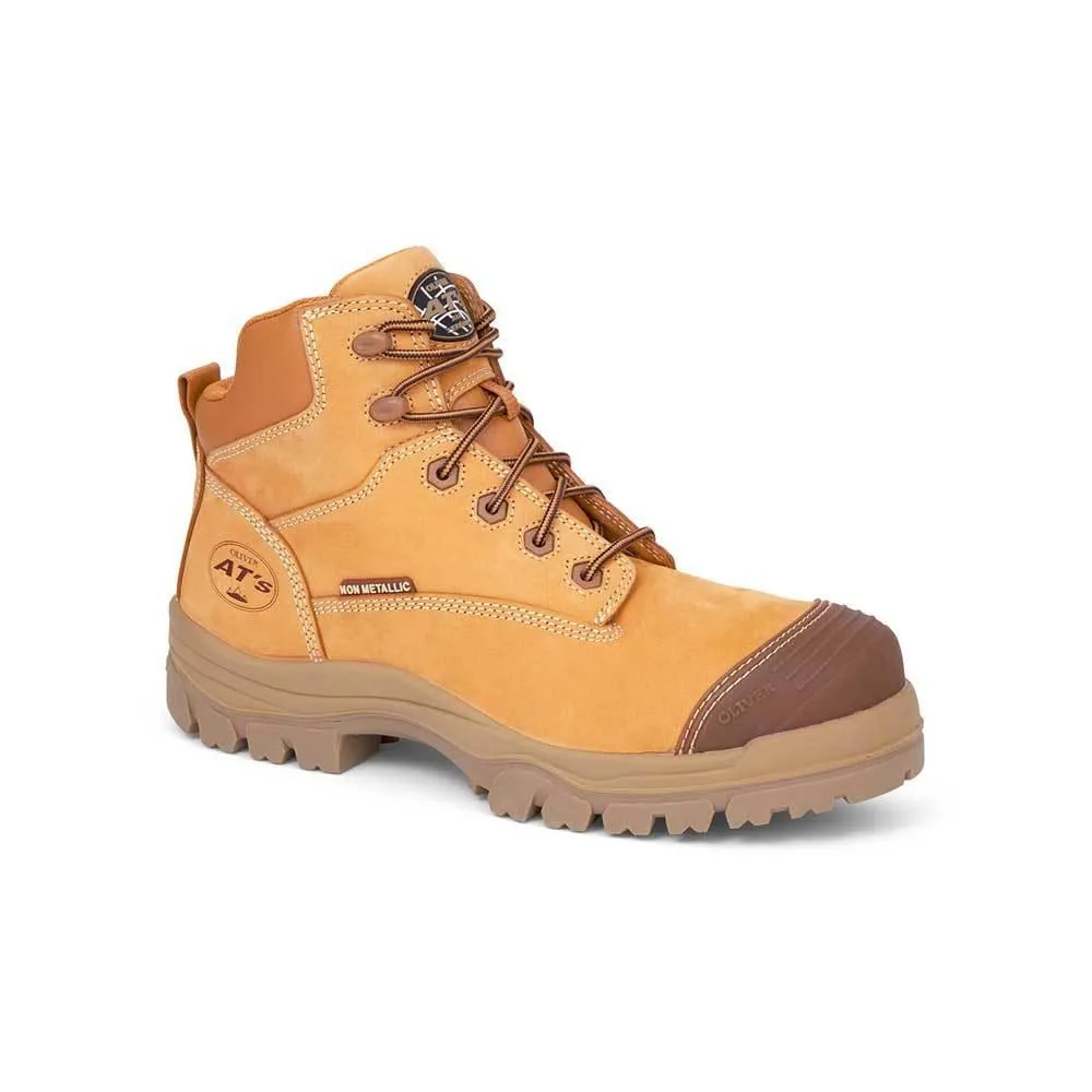 Oliver AT 45-630Z 130MM Zip Sided Composite Safety Toe Work Boots