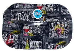 SB - Wine List Slicker Shoe Bag
